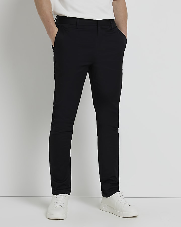 Black and Navy Multipack Skinny fit Chinos
