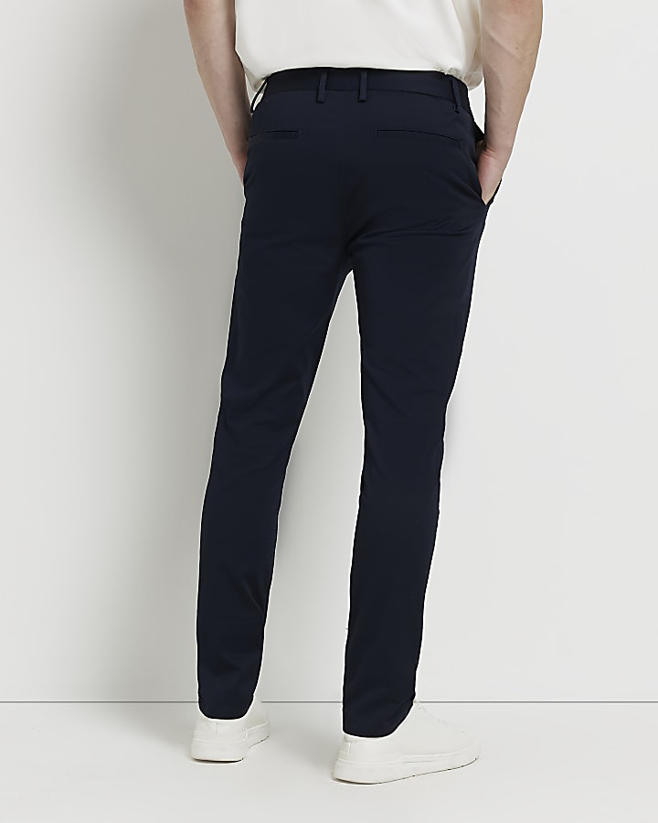 Black and Navy Multipack Skinny fit Chinos