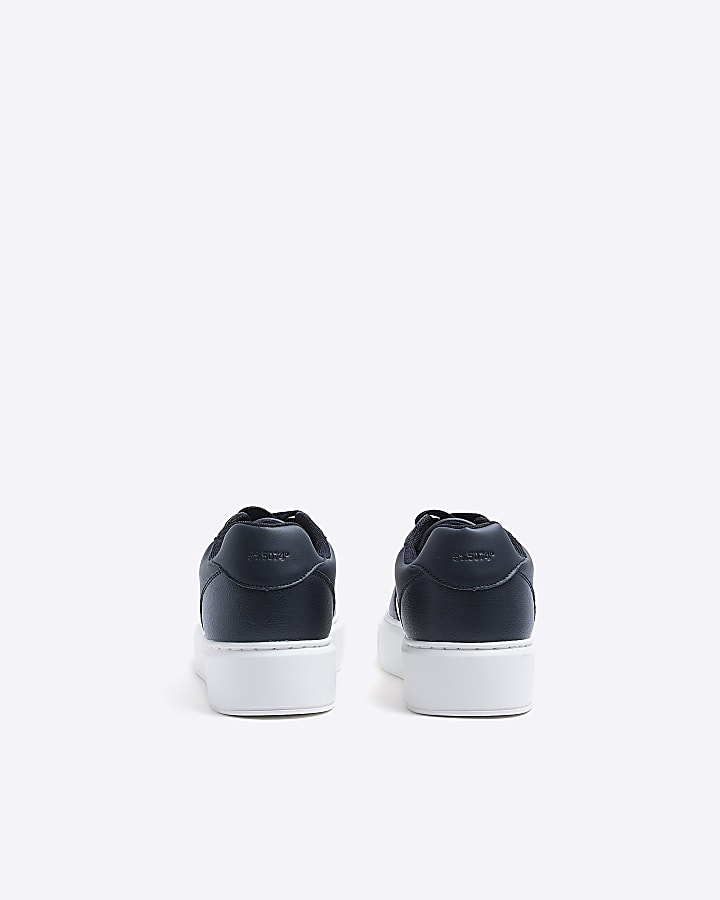 Black and white chunky trainers | River Island