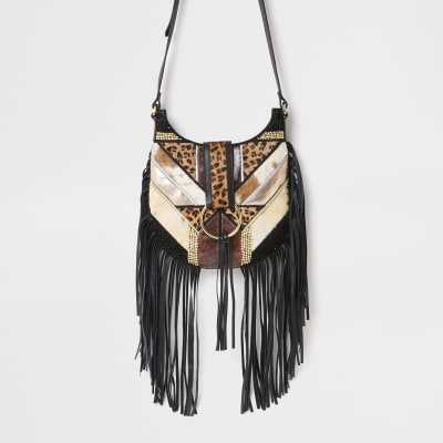 leopard print purse river island