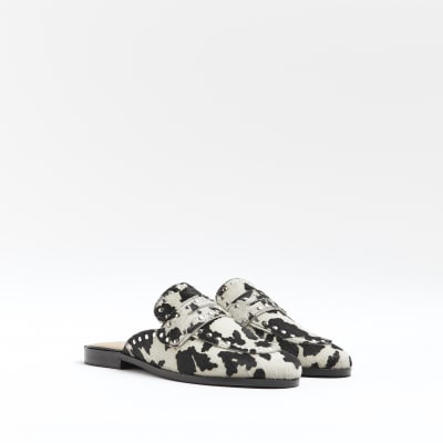 River island cheap backless loafers