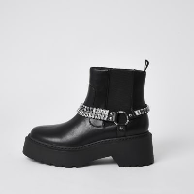 embellished boots ankle