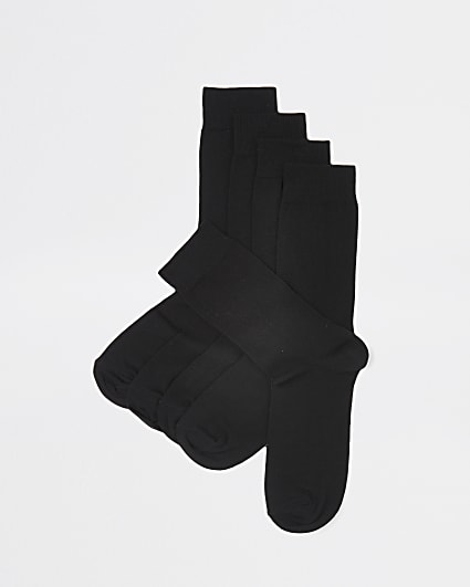Black ankle socks 5 pack