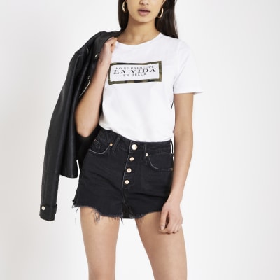 river island annie shorts