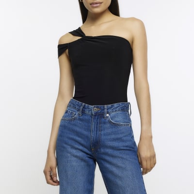 Asymmetrical shoulder online top