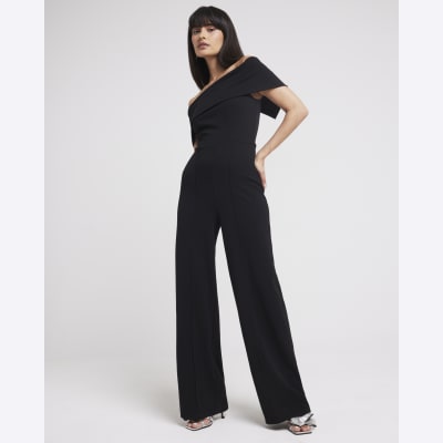 River island bardot jumpsuit deals