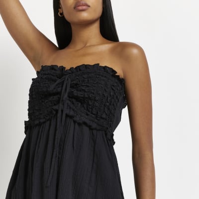 river island black bardot