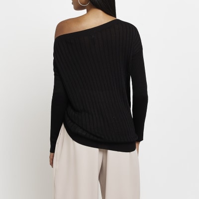 river island black bardot