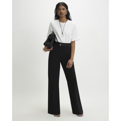 Women's Black Trousers | River Island