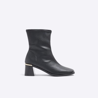 River island block heel boots hotsell