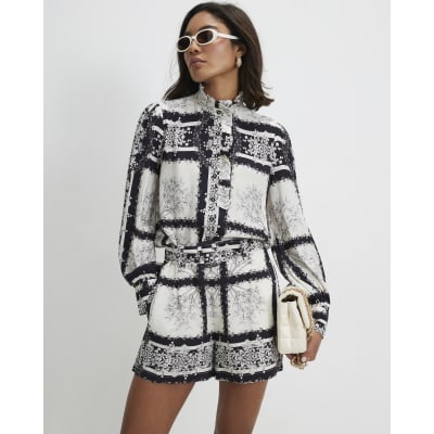 Boarder Print Shirt