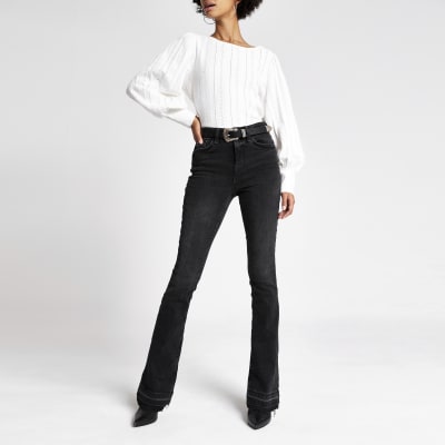 black boot cut jeans womens