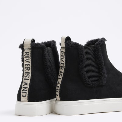 River island high top hot sale trainers