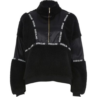 black branded sweatshirt