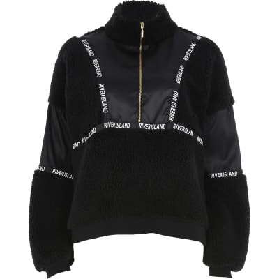 black branded sweatshirt