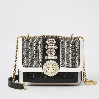 embellished cross body bag