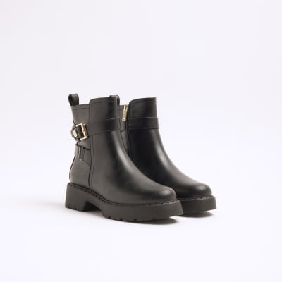 River island flat ankle boots sales