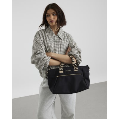 Black Cabin Size Logo Holdall Bag