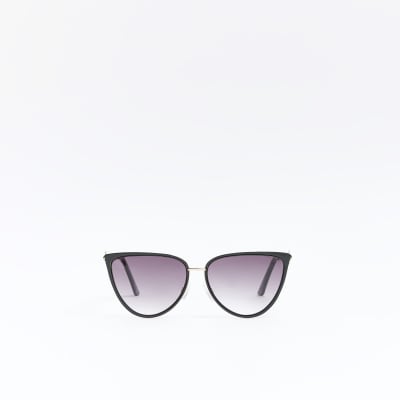 Black Cat Eye Sunglasses River Island
