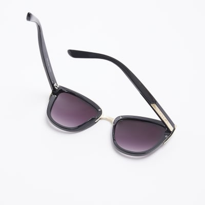 Black cat eye sunglasses River Island