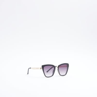 Black cat eye sunglasses