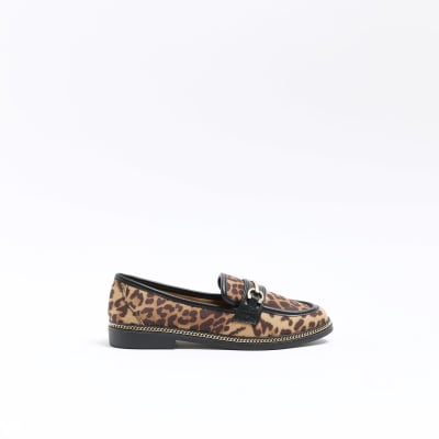 River island leopard on sale shoes