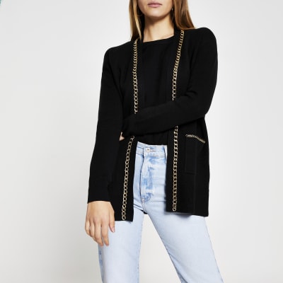 river island colour block cardigan