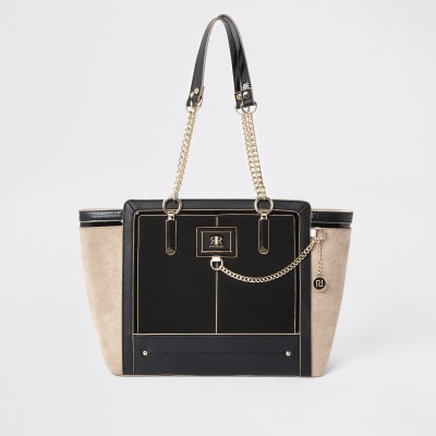 river island beige purse