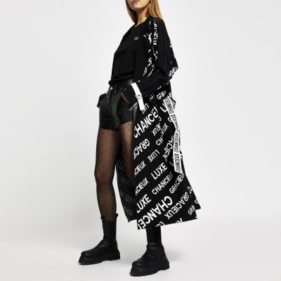 river island monogram cardigan