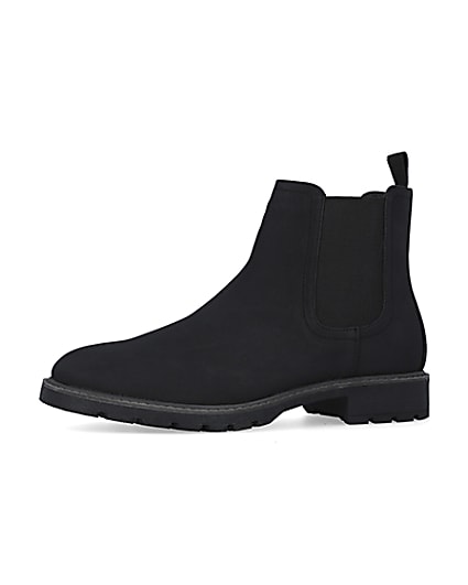 360 degree animation of product Black Chelsea boots frame-2