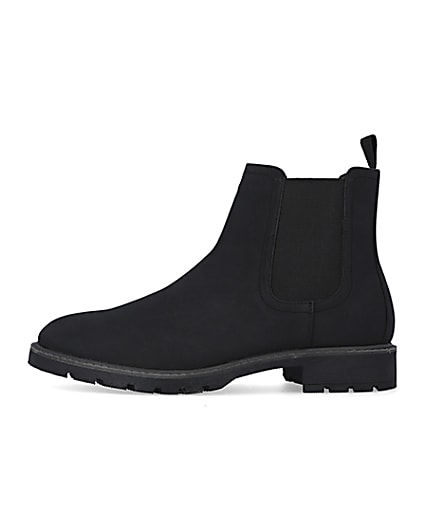360 degree animation of product Black Chelsea boots frame-3