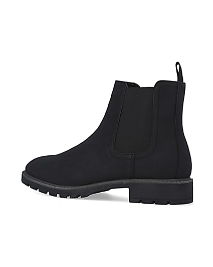 360 degree animation of product Black Chelsea boots frame-5