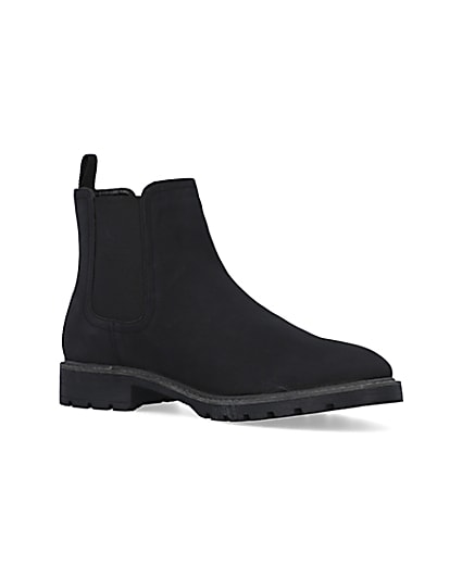 360 degree animation of product Black Chelsea boots frame-17