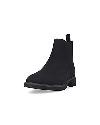 360 degree animation of product Black Chelsea boots frame-23