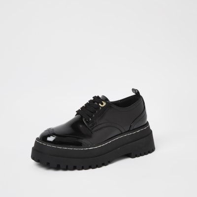 chunky black flatforms