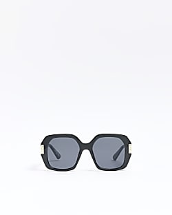 Black Chunky Oversized Sunglasses