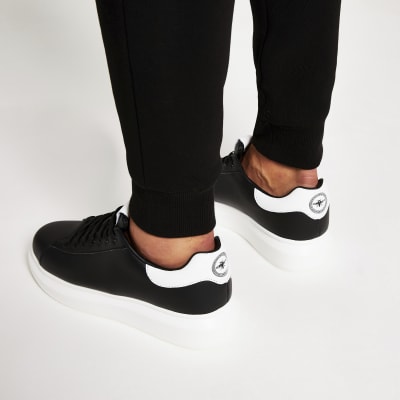 river island black chunky trainers