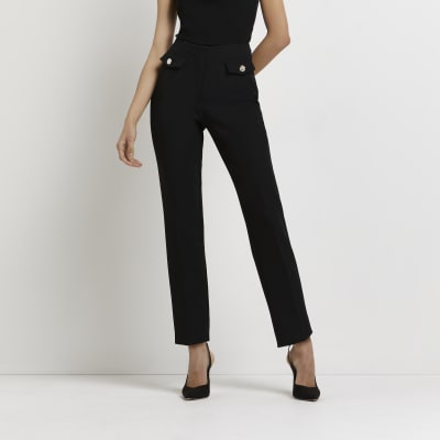 black cigarette trousers