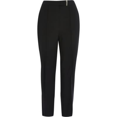 Black cigarette trousers