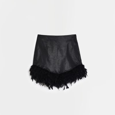 Feather skirt 2025 river island