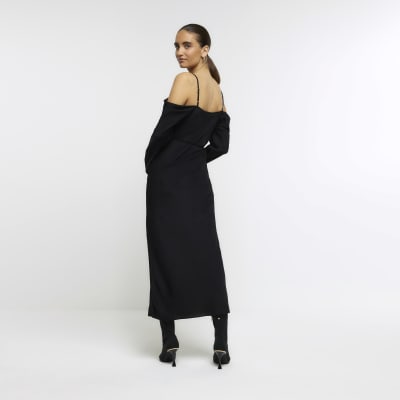 Cold shoulder dress river island store