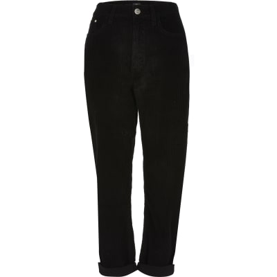 river island black mom jeans