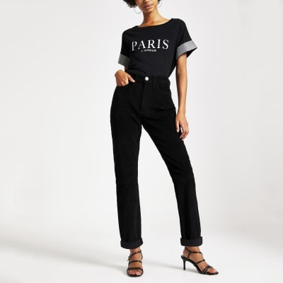 black mom jeans uk