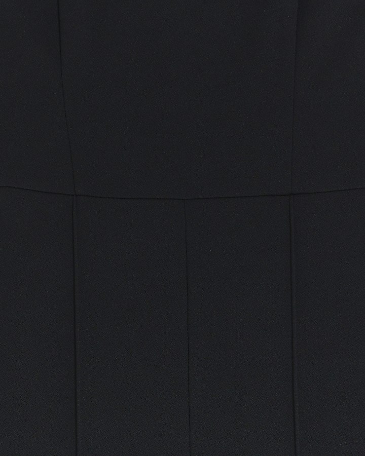 Black corset bandeau jumpsuit