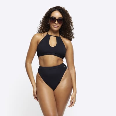 Crinkle high waisted bikini 2025 bottoms