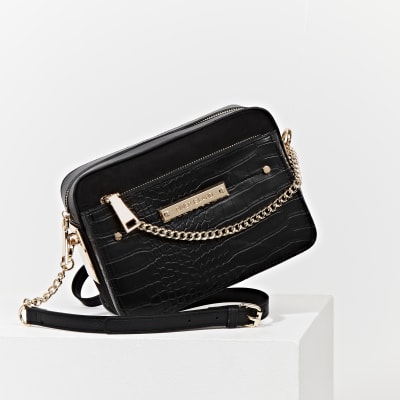 River Island Black Cross Body Bag