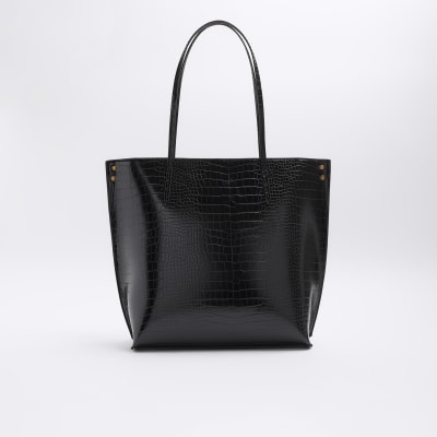 River island croc tote bag hotsell