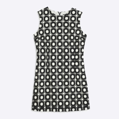 river island black crochet dress River Island - Daisy Print Mini Skirt - Women - Cotton - XS