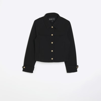 Cropped smart jacket sale