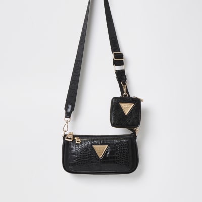 river island black cross body bag